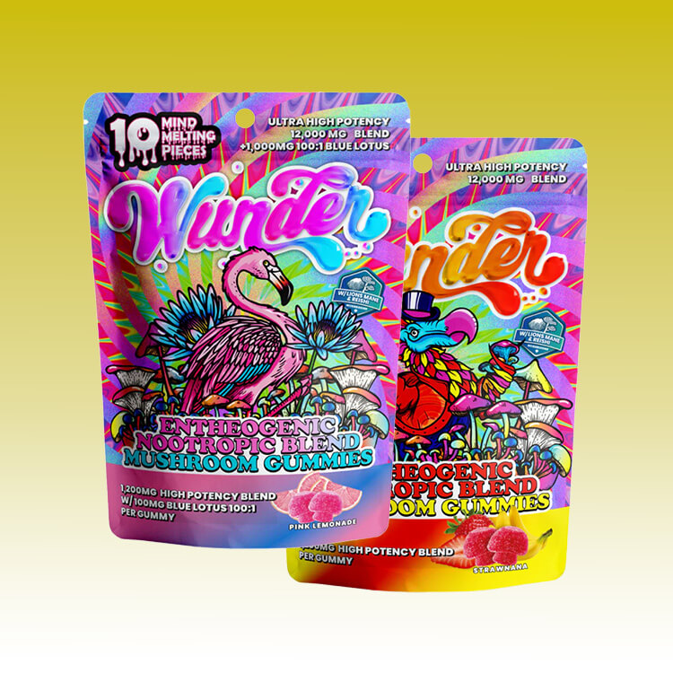 Wunder Magic Mushroom Gummies - 3 Flavors