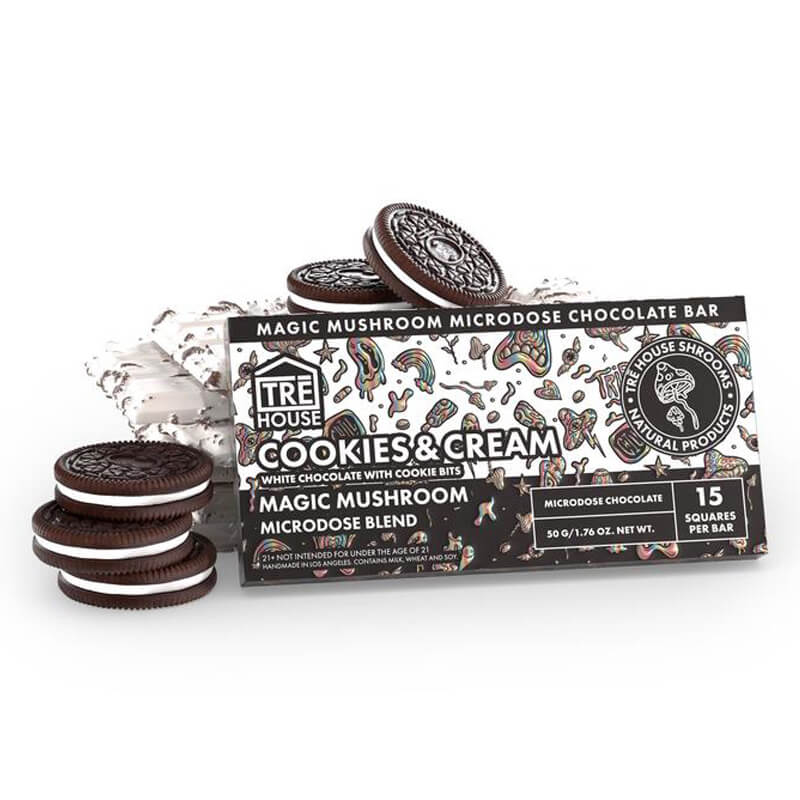 Trehouse Mushroom Chocolate Cookies & Cream for sale on Enjoyshrooms.com