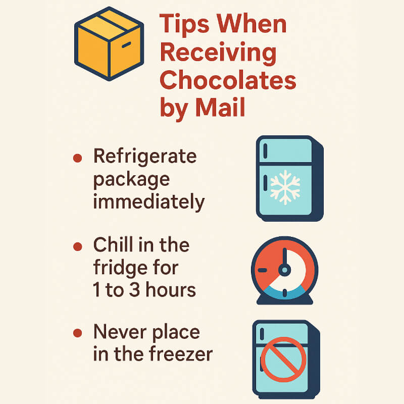 Tip for when you receive chocolate by mail. 