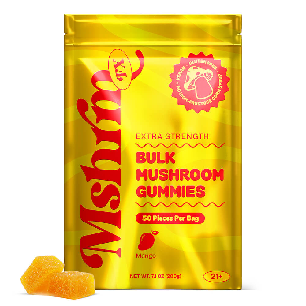 MushroomFX Bulk Mushroom Gummies — 50 Count