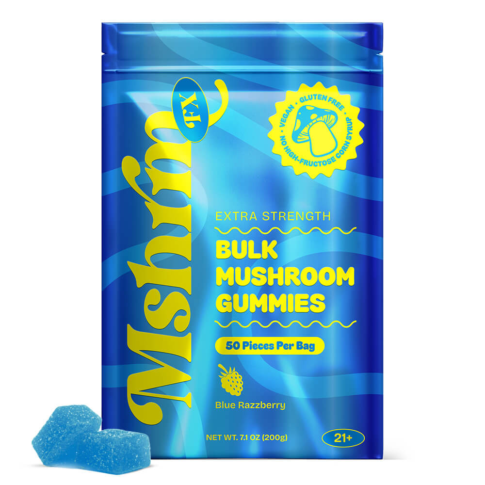 MushroomFX Bulk Mushroom Gummies — 50 Count