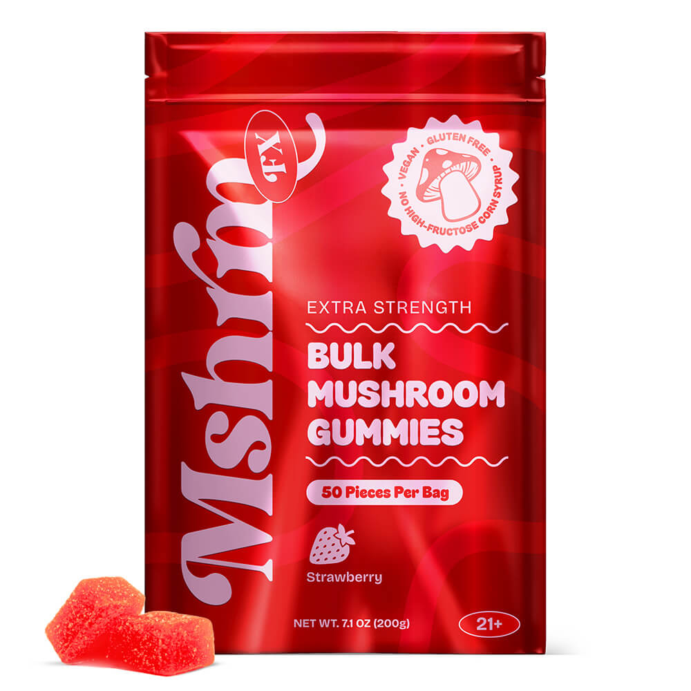 MushroomFX Bulk Mushroom Gummies — 50 Count